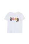 LCG 242005 Lee Cooper Lındase Kız Çocuk Beyaz Tişört - 242