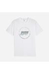 Puma Men’S Graphıc Run Emblem Tee Erkek Beyaz Tişört - 525108-02