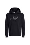 Jack & Jones Jjferrıs Sweat Hood Erkek Siyah Sweat - 12256838