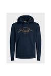 Jack & Jones Jjferrıs Sweat Hood Erkek Lacivert Sweat - 12256838