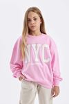 Kız Çocuk Pembe Sweat - C7778A8/PN666