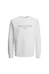 Jack & Jones Jprblajared Sweat Crew Neck Erkek Beyaz Sweat - 12261873