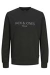 Jack & Jones Jprblajared Sweat Crew Neck Erkek Siyah Sweat - 12261873