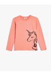 Koton Kız Çocuk Pembe Sweat - 5WKG10133AK