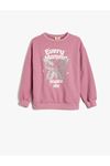 Koton Kız Çocuk Pembe Sweat - 5WKG10098AK