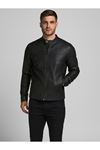 Jack & Jones Jjewarner Jacket Noos Erkek Siyah Mont - 12182461