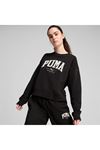 Puma Puma Squad Crew Tr Kadın Siyah Sweat - 682493-01