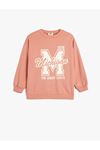 Koton Kız Çocuk Pembe Sweat - 5WKG10127AK