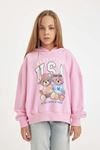 Kız Çocuk Pembe Sweat - D0608A8/PN666