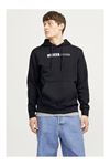 Jack & Jones Jjecorp Logo Sweat Hood Play Noos Erkek Siyah Sweat - 12233599