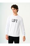 Loft Erkek Beyaz Sweat - LF2037363