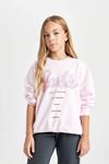 Defacto Kız Çocuk Pembe Sweat - D1117A8/PN633