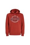 Jack & Jones Jjelogo Sweat Hood 2 Col 24/25 Noos Erkek Kırmızı Sweat - 12255617