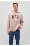 Mavi Baskılı Erkek Pembe Sweat - M067149-71150