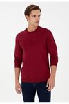 Jellysk024 U.S. Polo Assn Erkek Bordo Sweat - 1926931