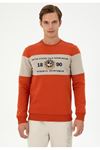 Dutse24K U.S. Polo Assn Erkek Turuncu Sweat - 2038212