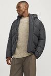 Jack & Jones Jjworld Puffer Jacket Erkek Antrasit Mont - 12259850