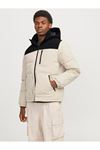 Jack & Jones Jjeotto Puffer Jacket Sn Erkek Krem Mont - 12258416