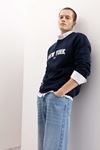 Defacto Lacivert Erkek Sweatshirt D2163AX/NV82