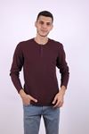 Trender Erkek Bordo Sweatshirt - 25KL71L58003