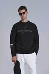 Lufian Erkek Sweatshirt Siyah 112030144 Squıre