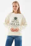 Fashion Friends Ekru Kadın Sweatshirt 24K0142K1