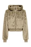 Only Onlvenıce Faux Fur Hood Bomber  Kadın Mont 15322127