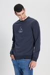 Lee M Local Coll. Crew Neck Antrasit Erkek Sweatshirt L242502003