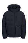 Jack & Jones Jjeotto Puffer Siyah - Lacivert Erkek Mont 12258416