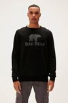 Bad Bear Erkek Sweatshirt Siyah - Siyah 22.02.12.007 Logo Crewneck