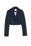 Quzu Kadın Blazer Ceket Lacivert 51256