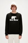 Bad Bear Erkek Sweatshirt Siyah 22.02.12.007 Logo Crewneck