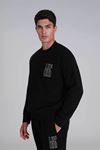 Lufian Erkek Sweatshirt Siyah 112030130 Dıego