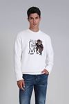 Lufian Erkek Sweatshirt Beyaz 112030138 Pıtcher