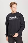 Wrangler Erkek Sweatshirt Siyah W212025001 Local Coll. M Crew Neck