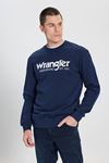 Wrangler Erkek Sweatshirt Lacivert W212025410 Local Coll. M Crew Neck