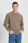 Wrangler Erkek Sweatshirt Koyu Haki W242501801 M Local Coll. Crew