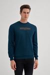 Cazador Erkek Sweatshirt Petrol 5221