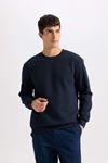 Defacto  Lacivert Erkek Sweatshirt D5392AX/NV135